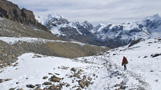 Annapurna Trek, Descent from Thorung La - by Henk