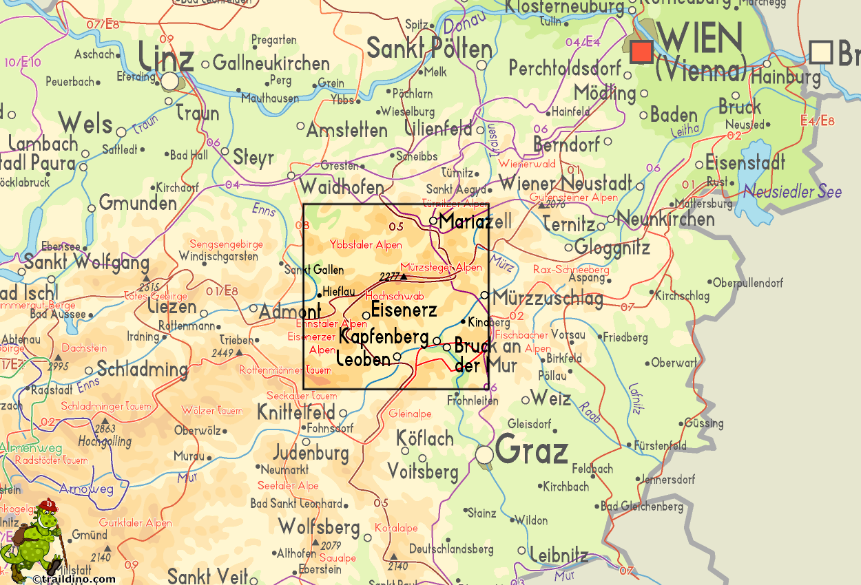 Map Hochschwab