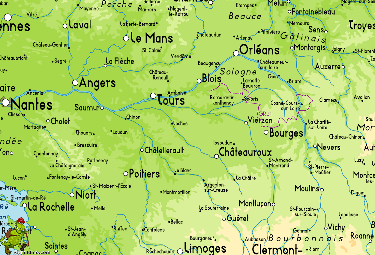 Map of GR31