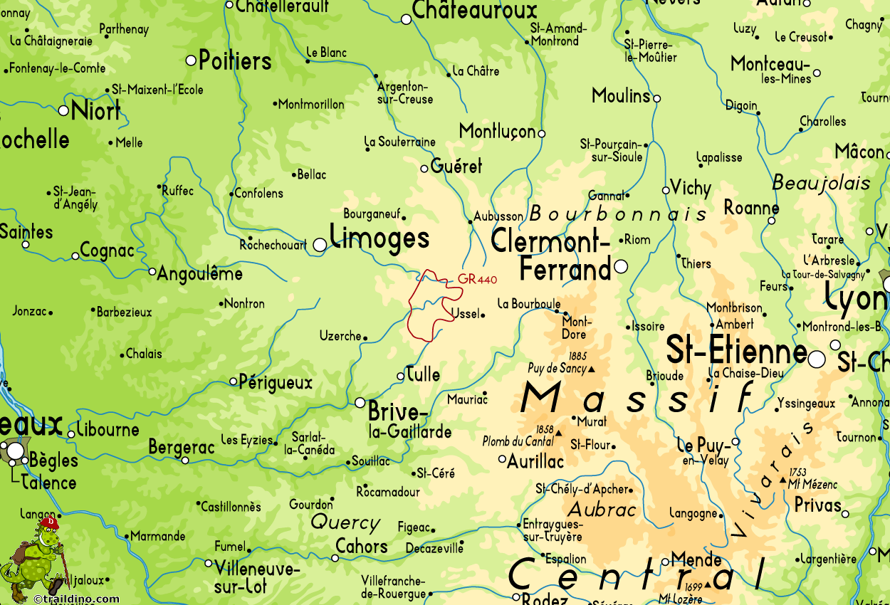 Map of GR440