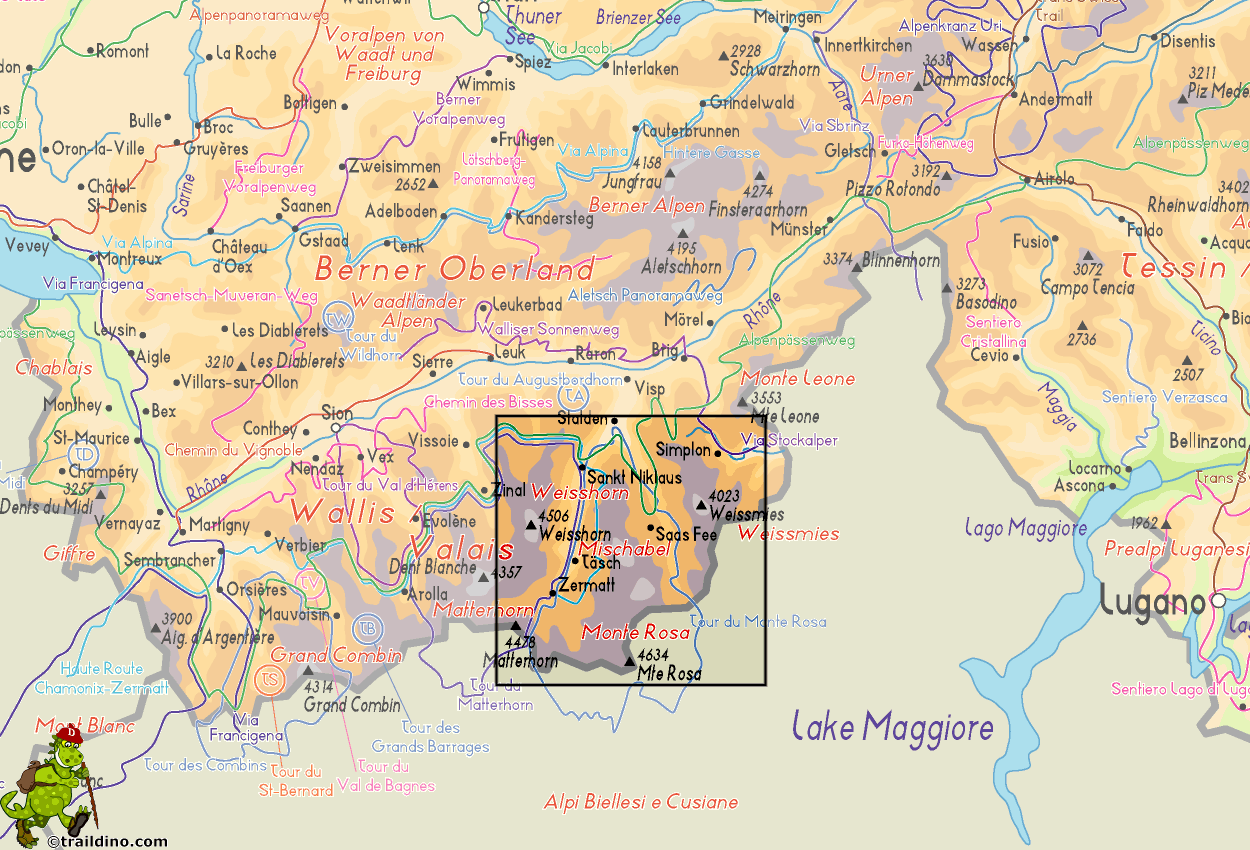 Map Mischabel