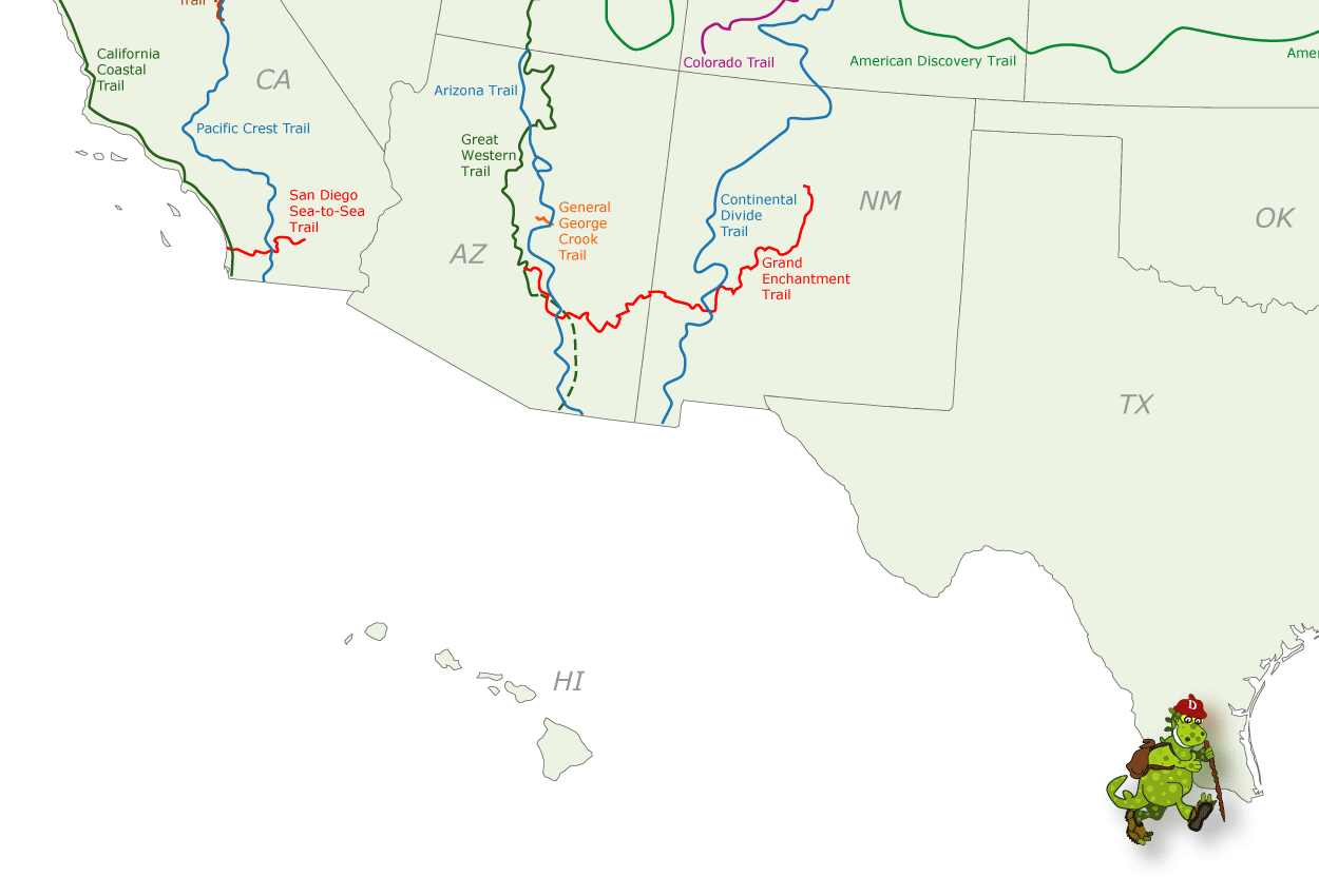USA Trails South-West